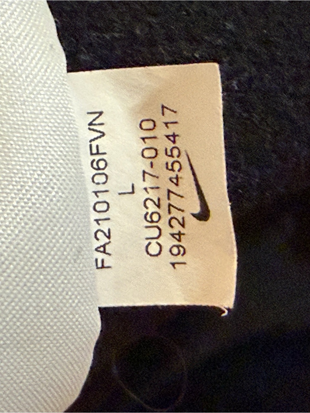 Mens Nike Dri-FIT Therma Long Sleeve 1/4 Zip Training Top Size LT Fleeced lined - Picture 5 of 5